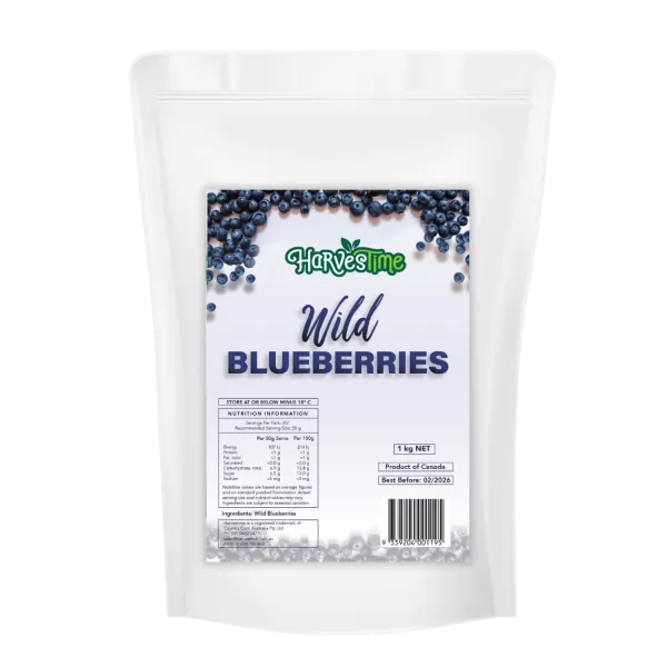 Wild Blueberries 10 x 1kg - Harvestime